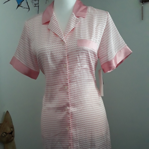jcpenney Other - NWT Pink and white checkered womens nightgown